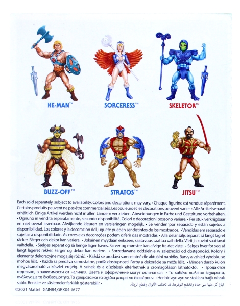 Masters of the Universe Origins Mini-Comic (Figurenbeilage) zur Wave 7 von Mattel